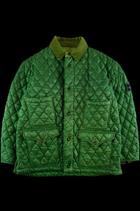 Stone Island 1985 AW Diamond Quilted Rex Hunting Jacket [L]