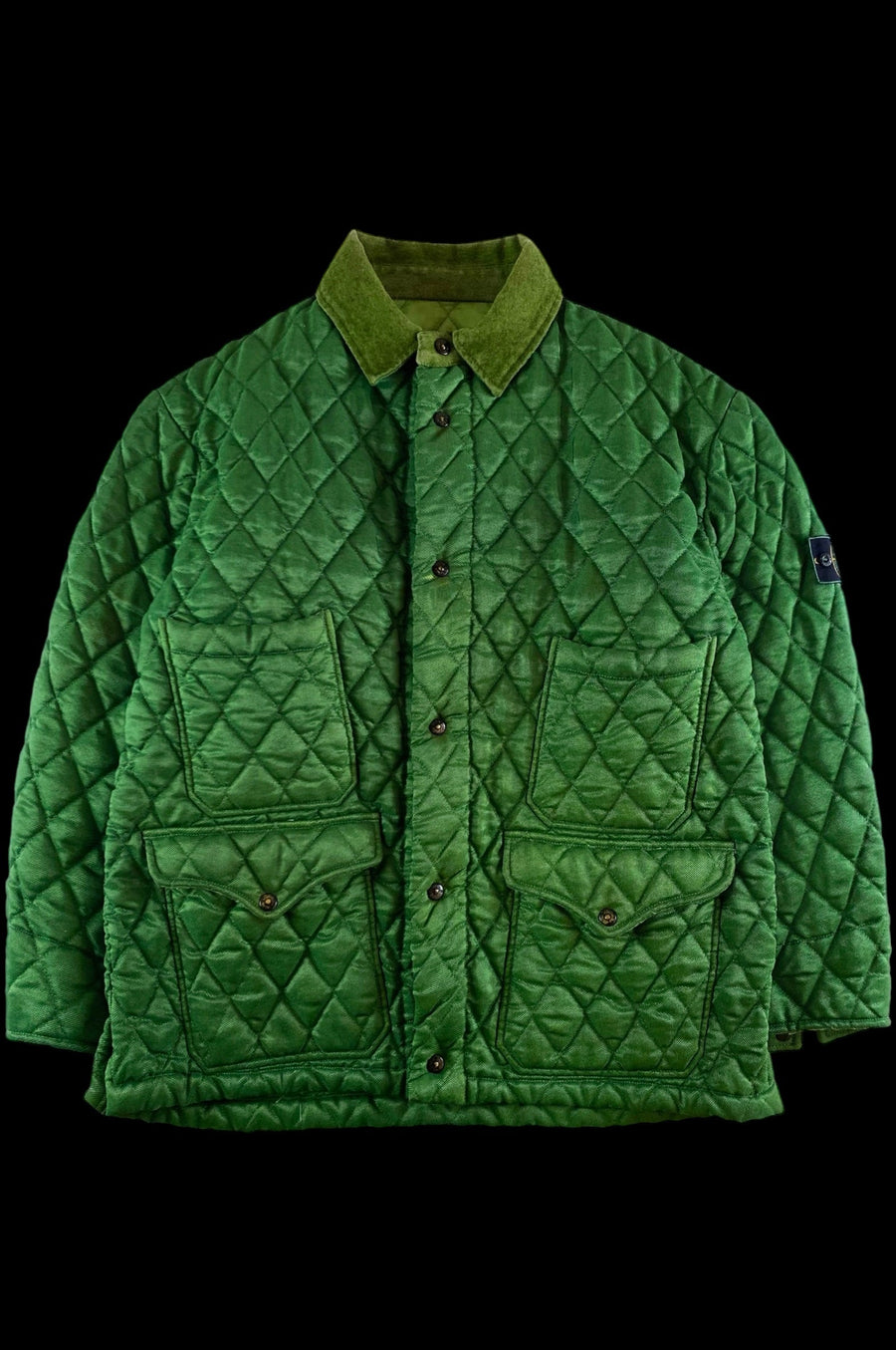 Stone Island 1985 AW Diamond Quilted Rex Hunting Jacket [L]