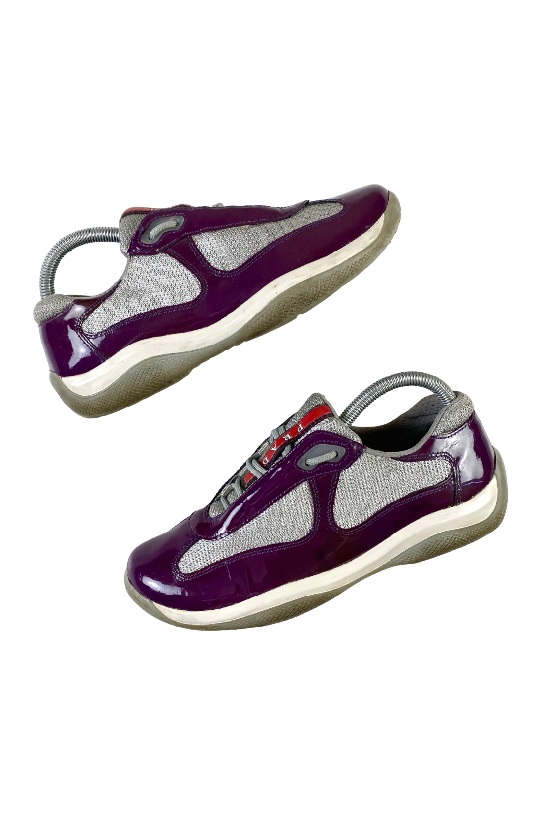 Prada Sport America Cups Patent Leather Sneaker [UK6]