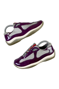 Prada Sport America Cups Patent Leather Sneaker [UK6]