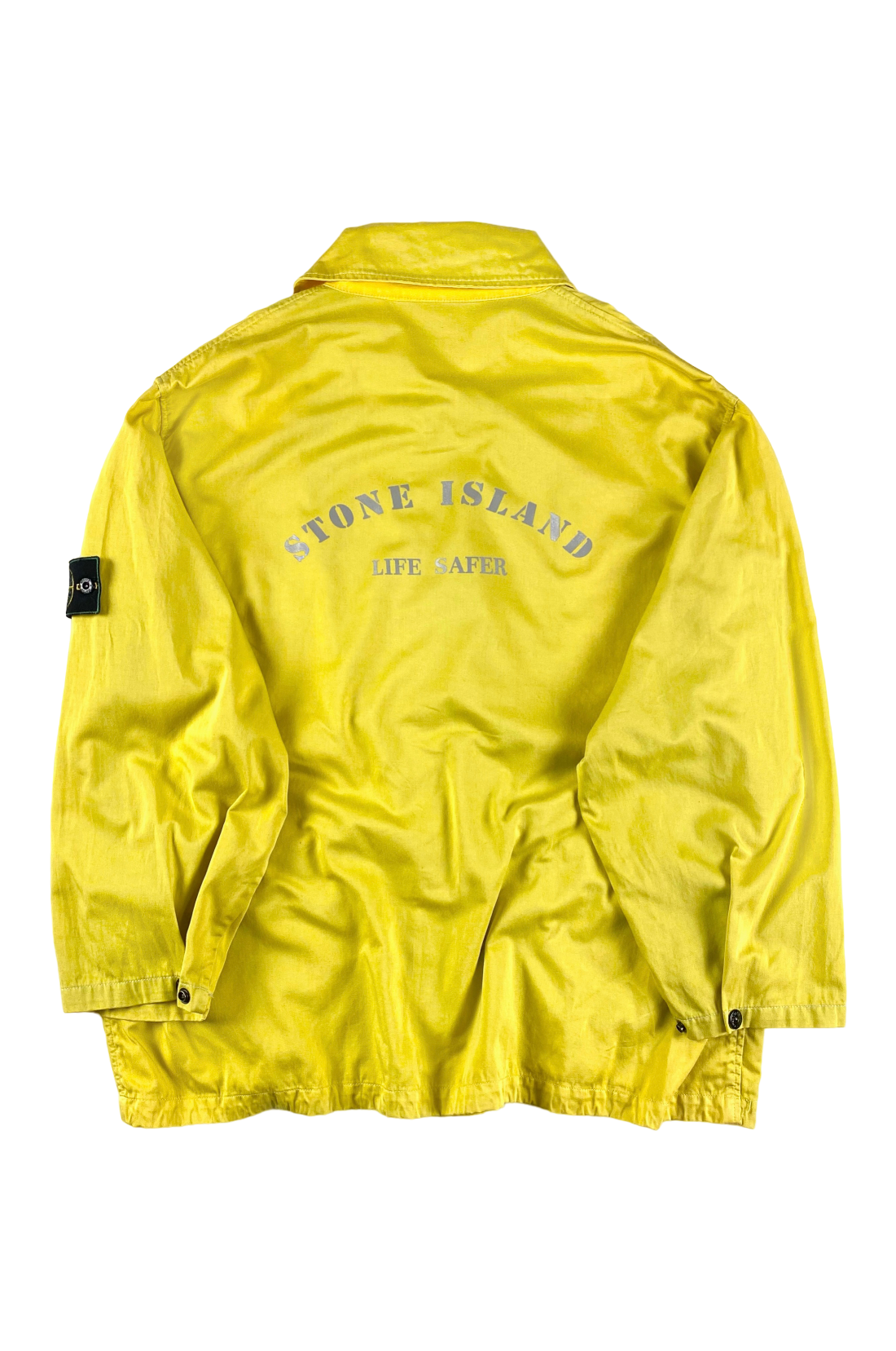 Stone Island 1993 "Life Safer" Raso Gommato Jacket [L]
