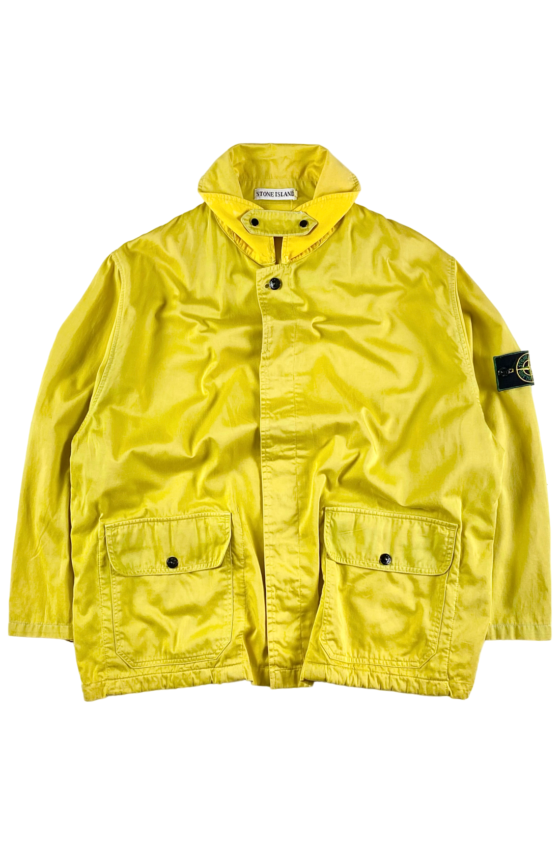 Stone Island 1993 "Life Safer" Raso Gommato Jacket [L]