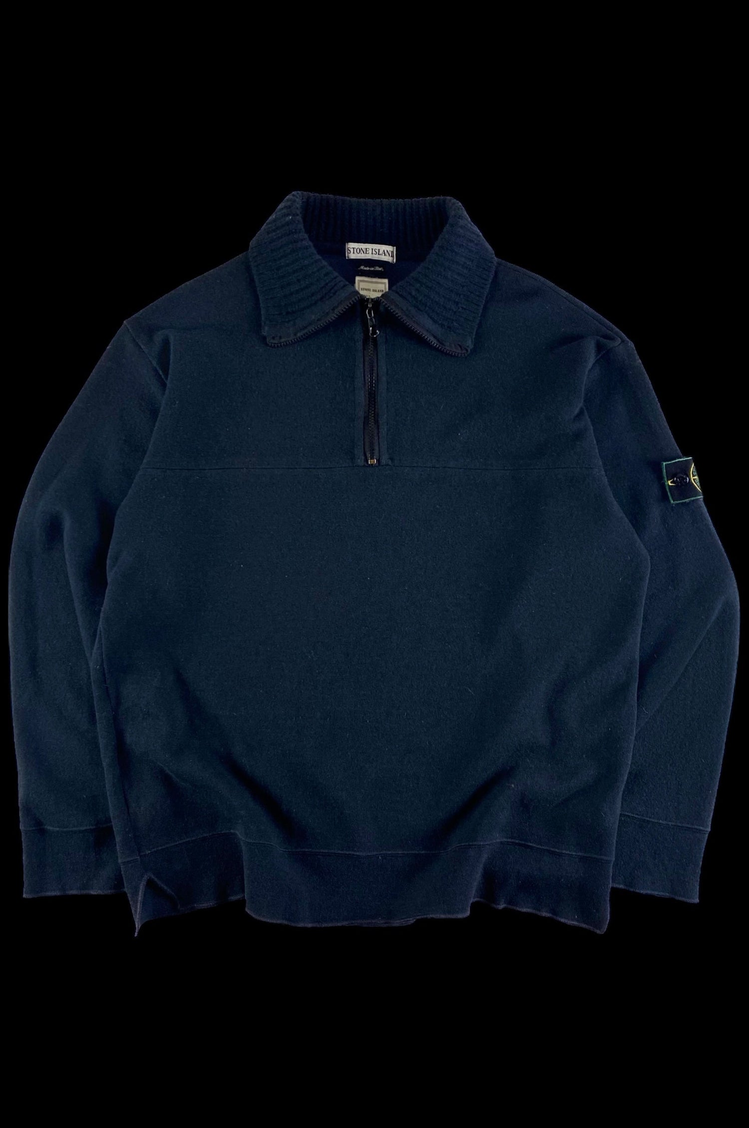 Stone Island 1996 1/4 Zip Pullover Sweater [L]