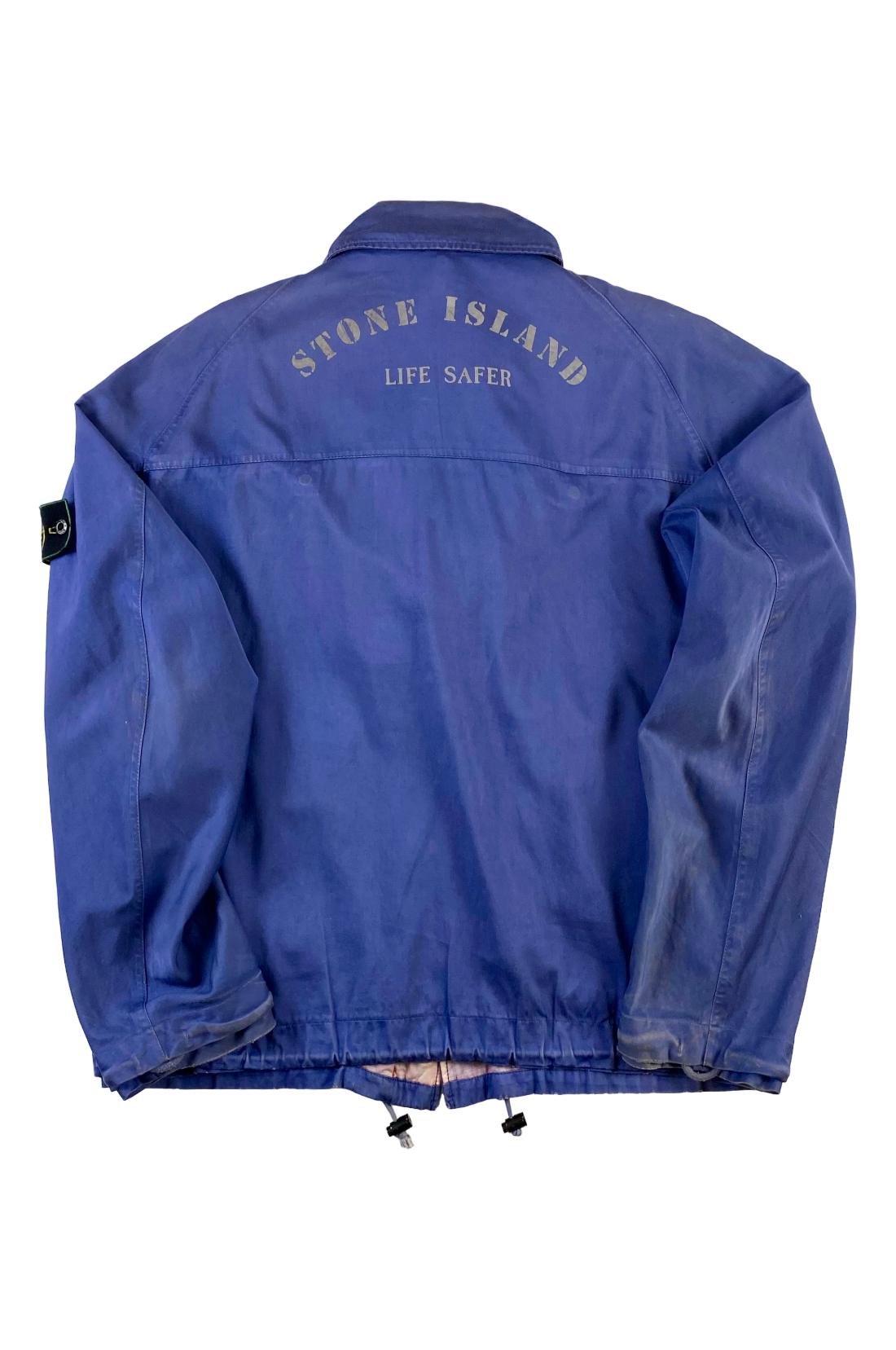 Stone Island 1980's Life Safer Raso Gommato Jacket with Inflatable Vest [L]