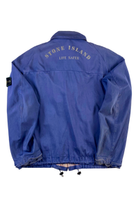 Stone Island 1980's Life Safer Raso Gommato Jacket with Inflatable Vest [L]