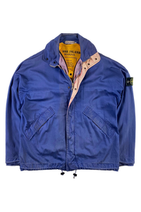 Stone Island 1980's Life Safer Raso Gommato Jacket with Inflatable Vest [L]