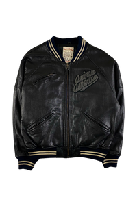 Avirex 1990's Track & Field Leather Varsity Jacket [M]