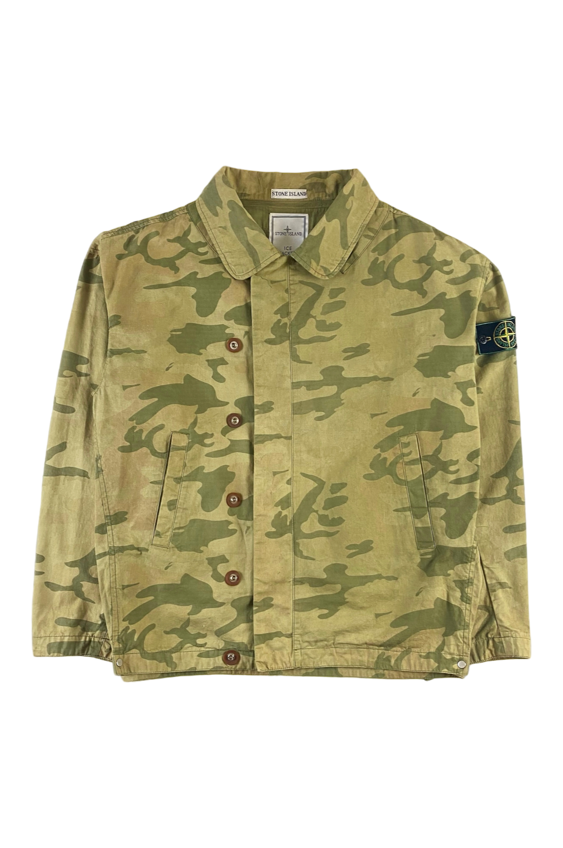 Stone Island 1990 Ice Camo Harrington Hunting Jacket [L]