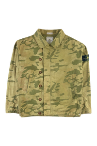 Stone Island 1990 Ice Camo Harrington Hunting Jacket [L]
