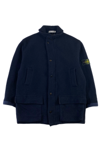 Stone Island 1980's Duffle Pea Coat Jacket [L]