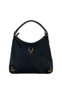 Gucci 1990's GG Monogram Abbey D-Ring Shoulder Bag