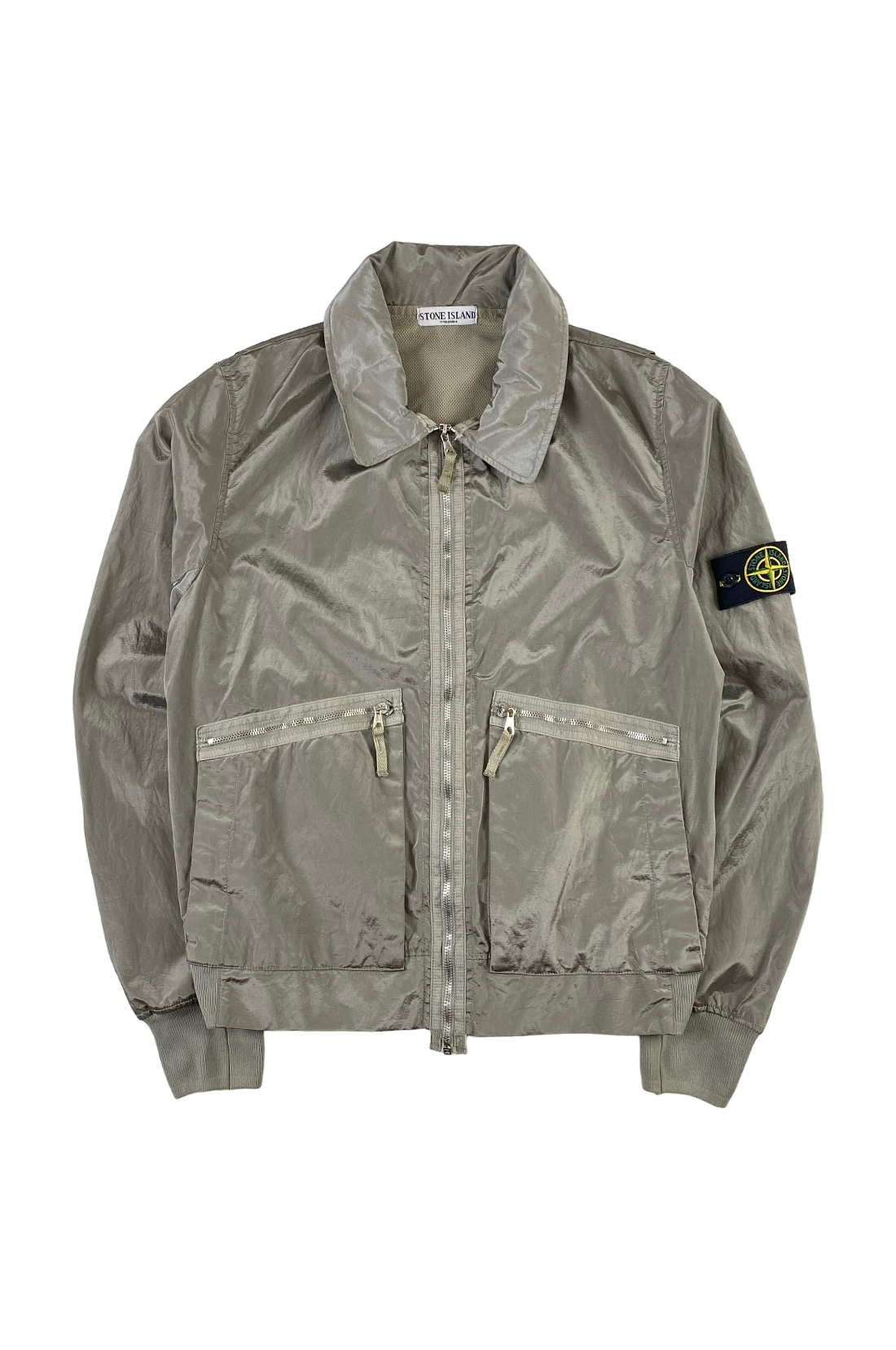 Stone Island 2008 Nylon Metal Lightweight Bomber Jacket [L]