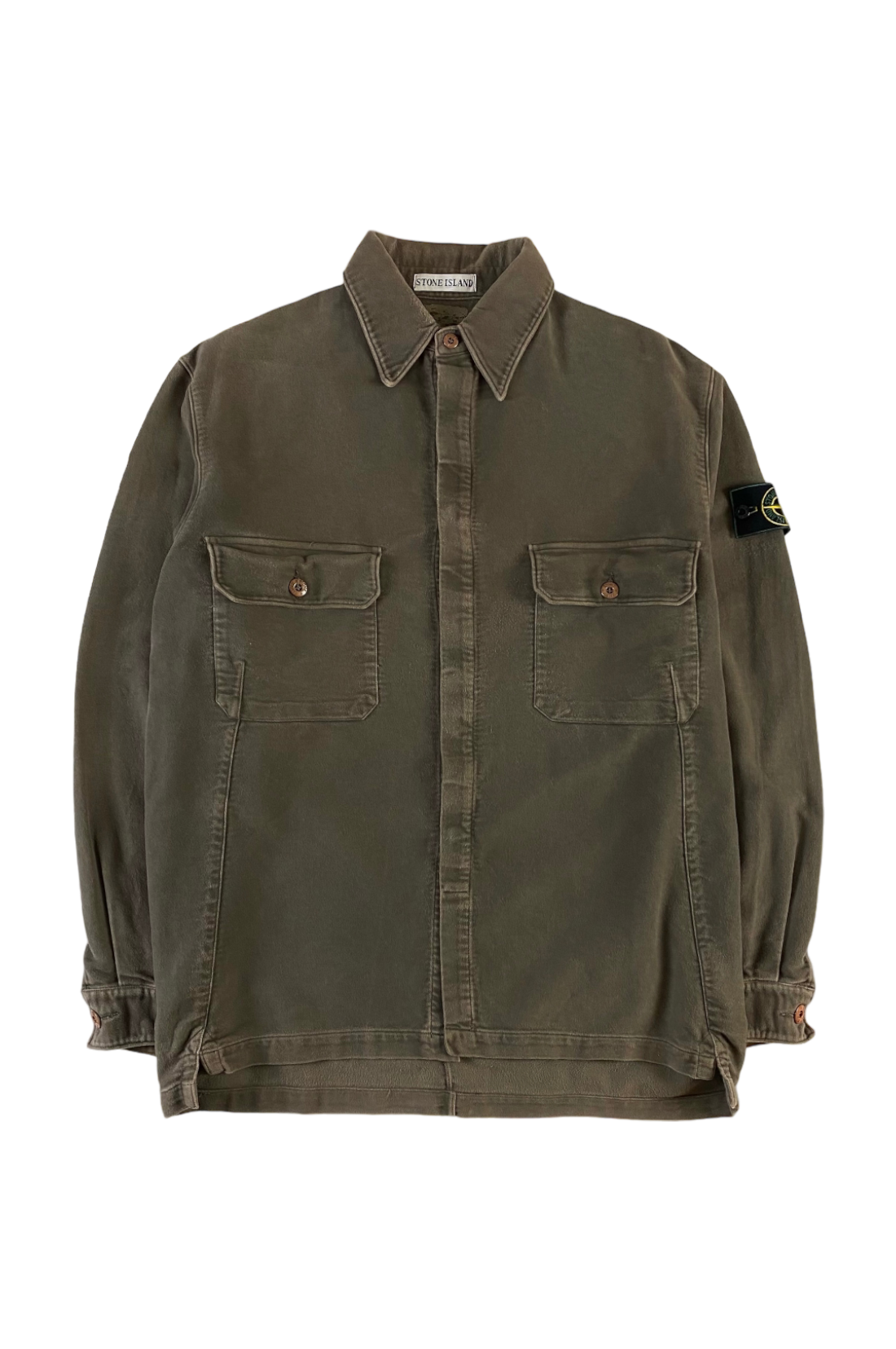 Stone Island 1998 Moleskin Casual Overshirt [L]