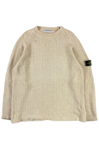Stone Island 1990's Cable Knitted Sweater [XXL]