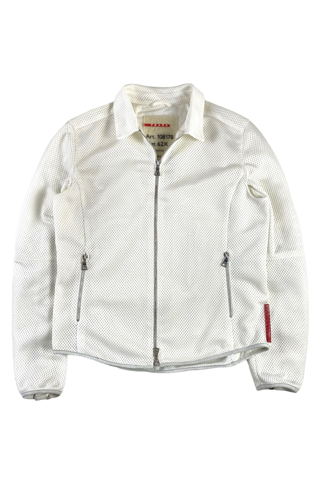 Prada Sport 2000's Mesh Biker Jacket [46]