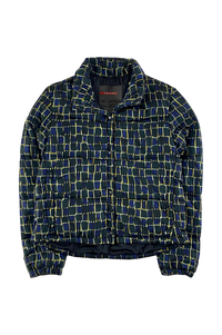 Prada Sport 2000's Tortoise Shell Patterned Nylon Puffer Jacket [S]