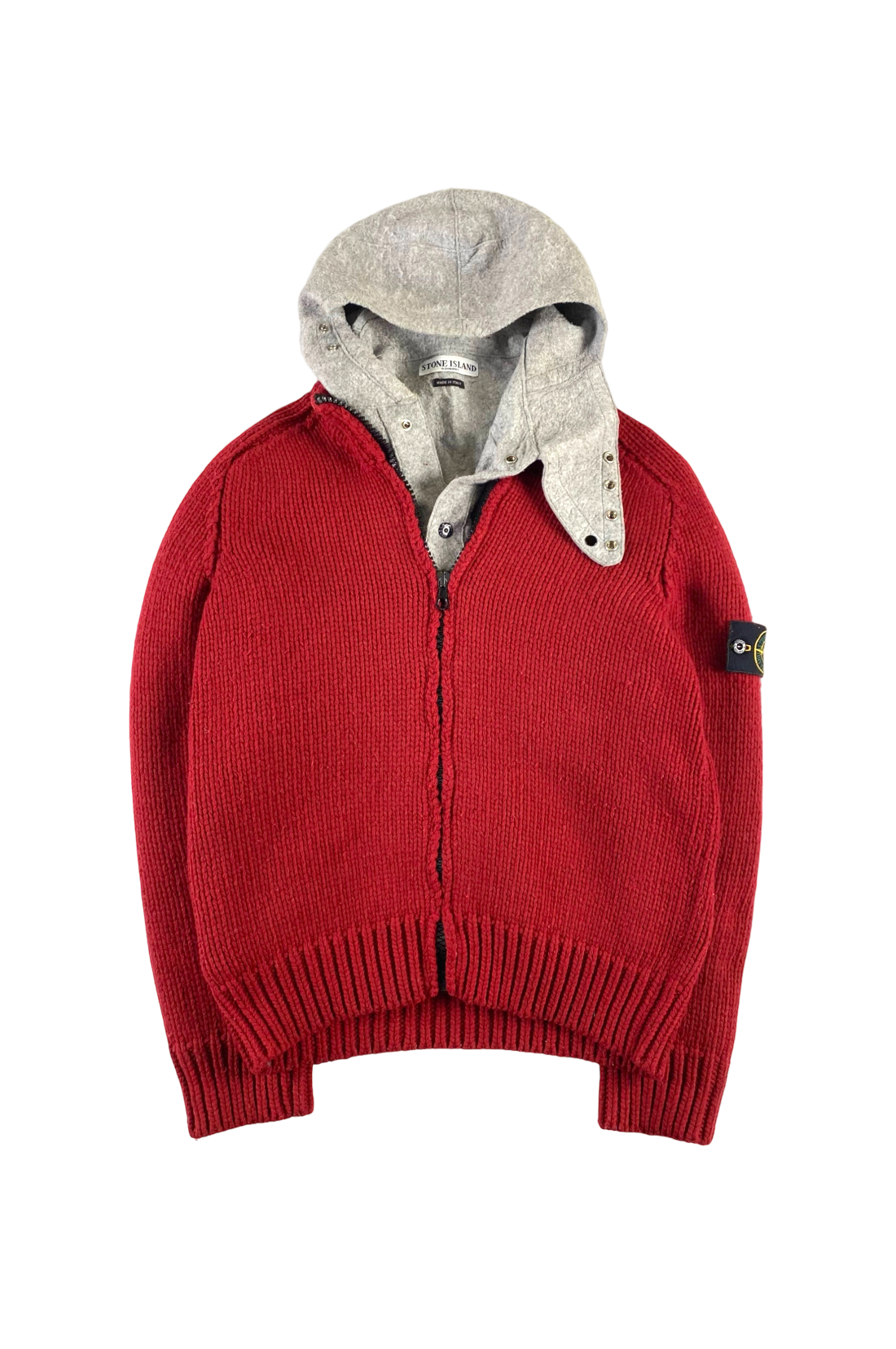 Stone Island 2004 Presidential Knitted Hooded Sweater [M]