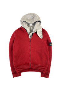 Stone Island 2004 Presidential Knitted Hooded Sweater [M]