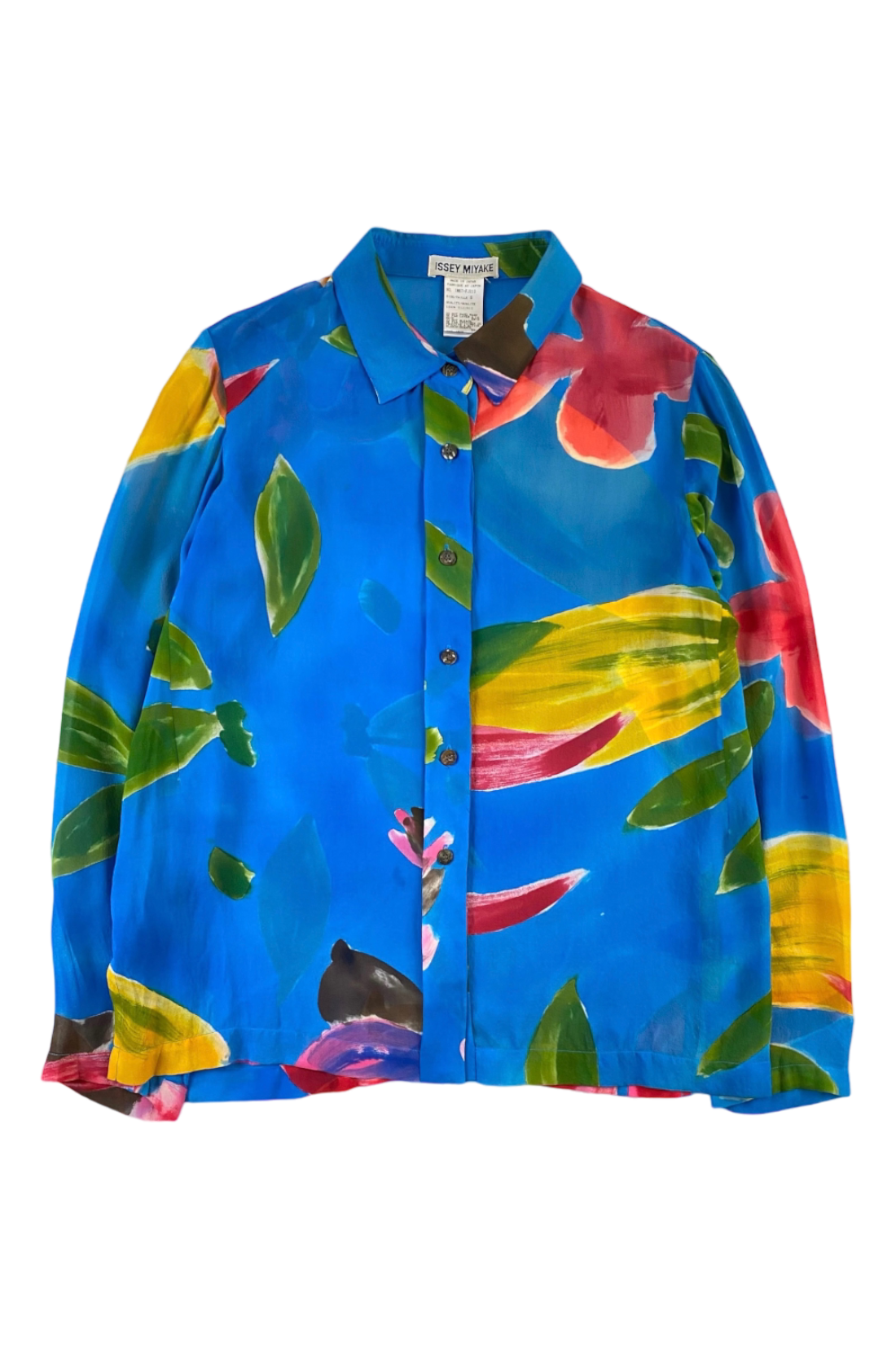 Issey Miyake 1990's Tulip Printed Shirt [S]