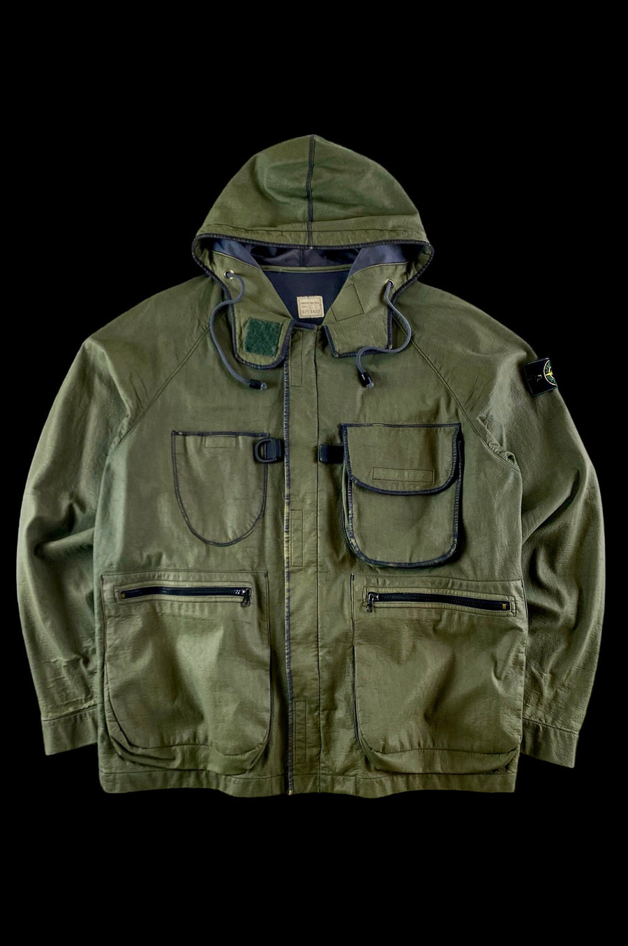 Stone Island 1995 D-Ring Multipocket Hooded Jacket [L]