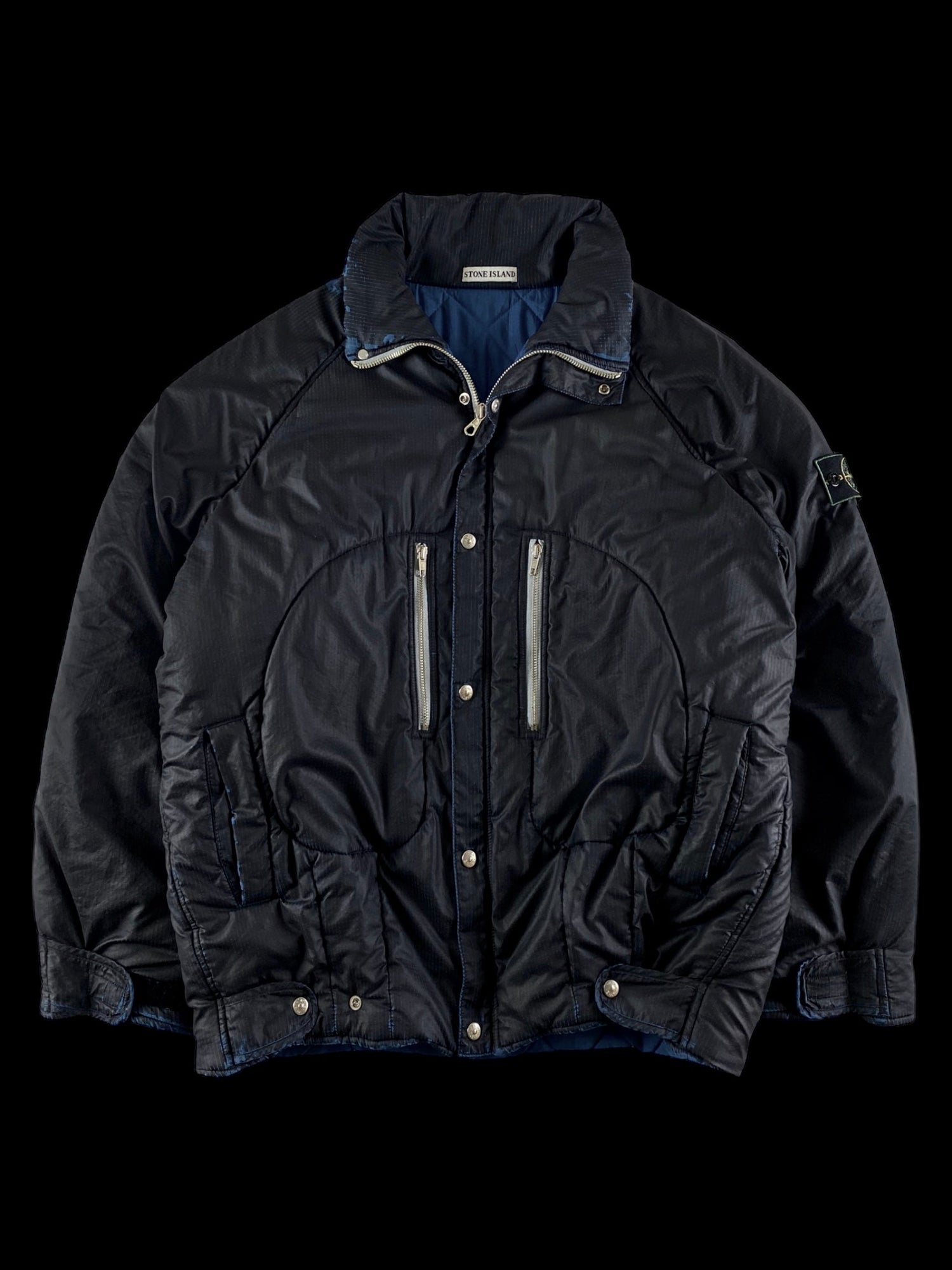 Stone Island 1980's Ripstop Quilted Hunting Jacket [XL]