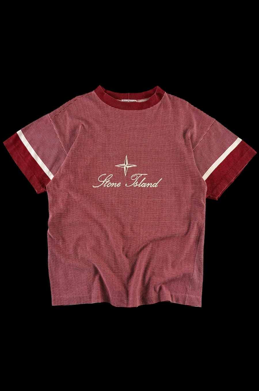 Stone Island 1980’s Script Logo T-Shirt [L]