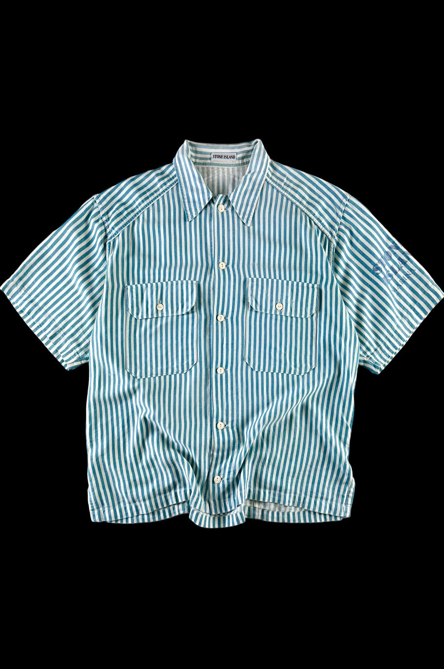 Stone Island 1985 Vertical Marina Casual Shirt [L]