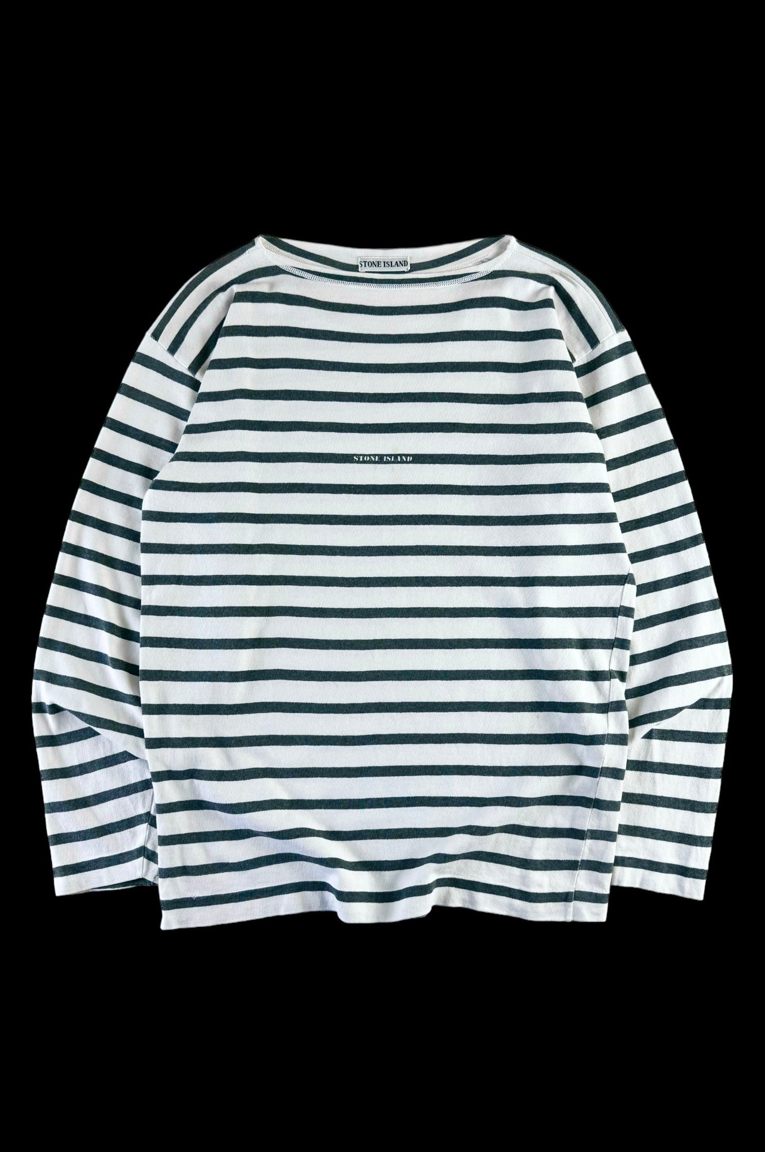 Stone Island 1980's Striped Long Sleeve T-Shirt [S]