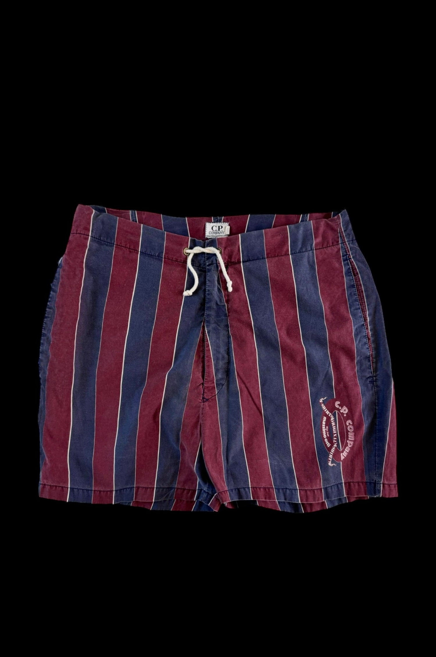 C.P. Company 1980’s Striped Swim Shorts [50]