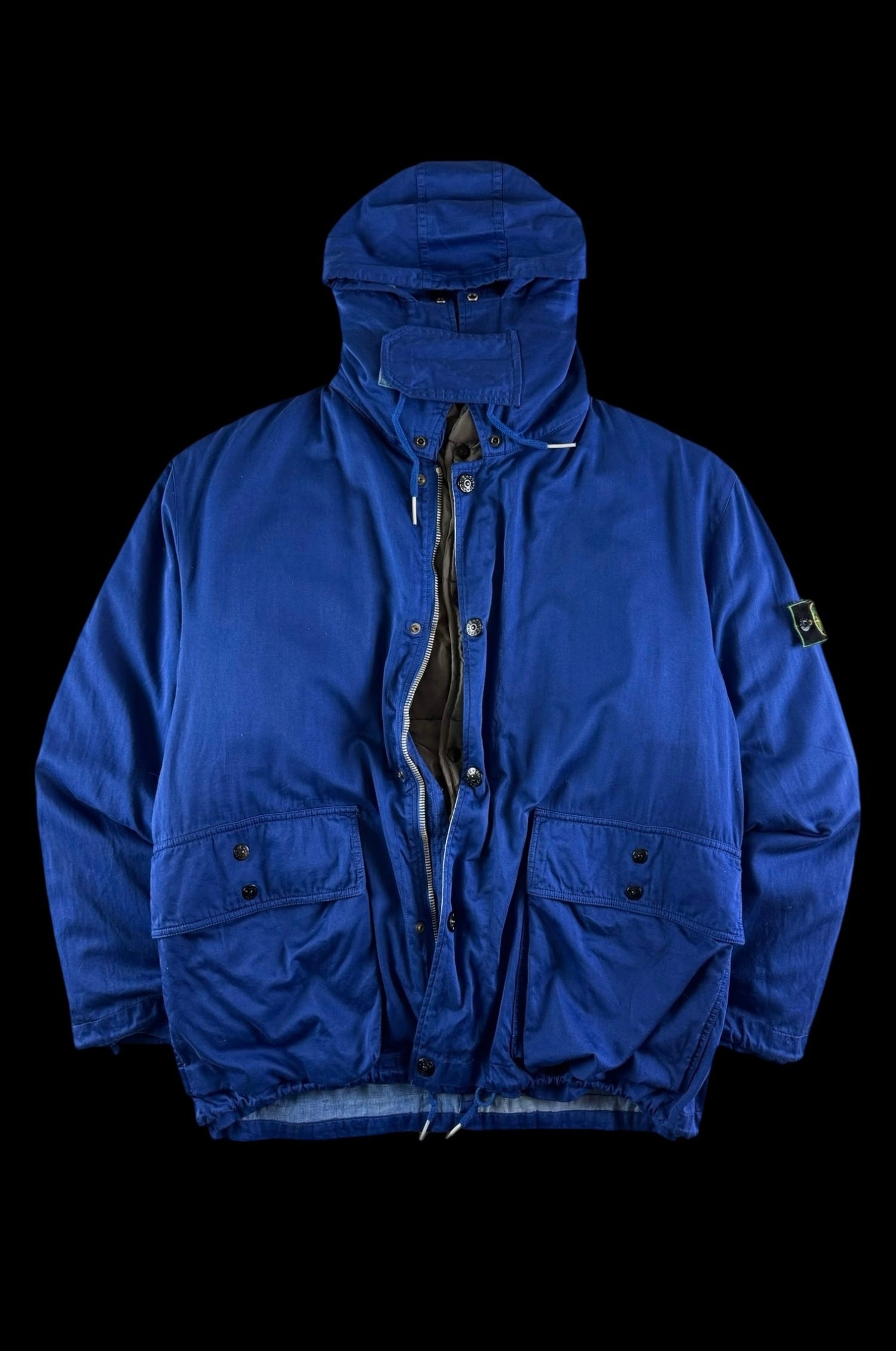 Stone Island 1990 Raso Gommato Goose Down Jacket [L]