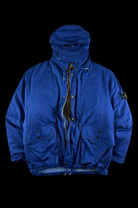 Stone Island 1990 Raso Gommato Goose Down Jacket [L]