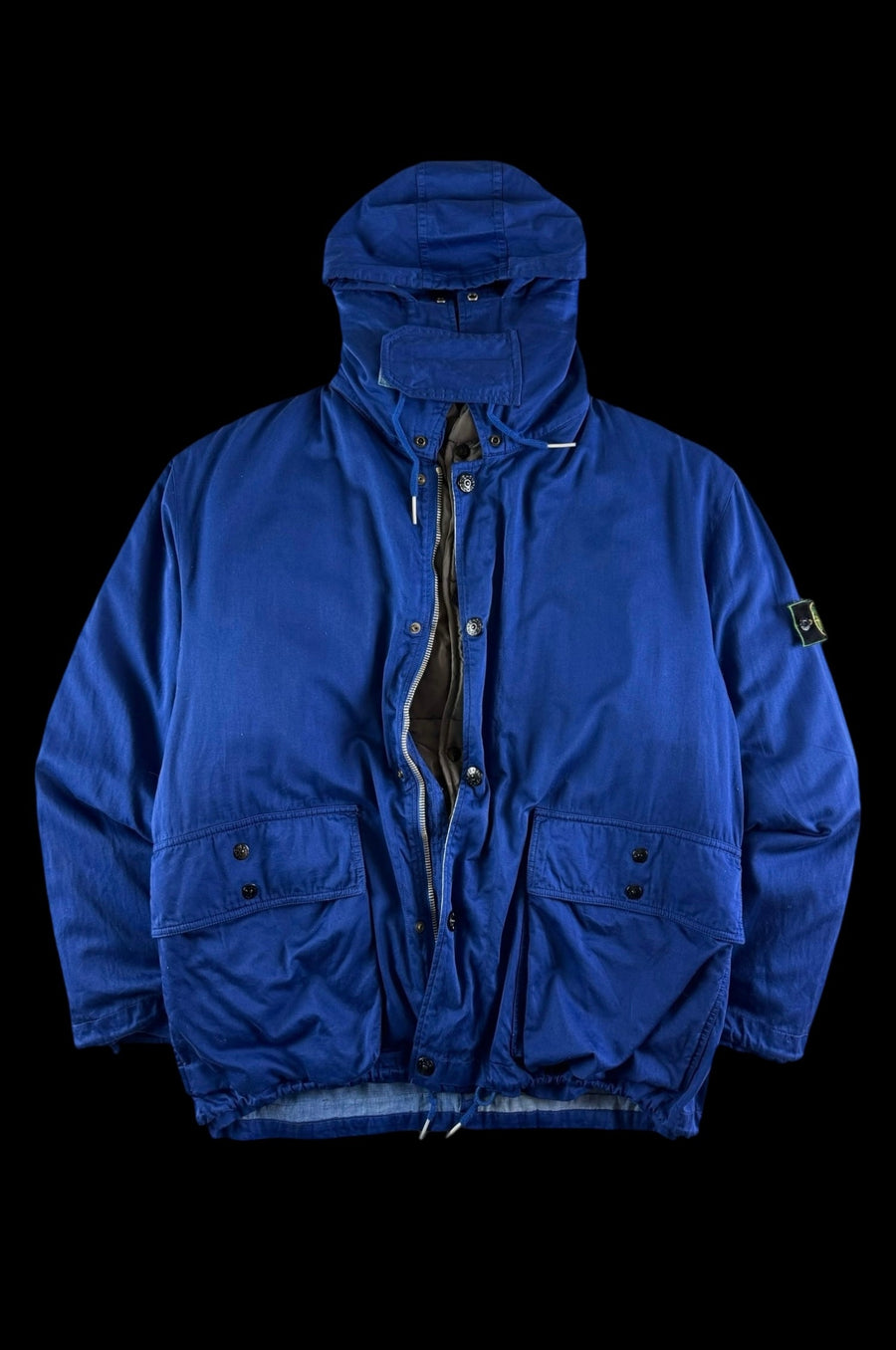 Stone Island 1990 Raso Gommato Goose Down Jacket [L]