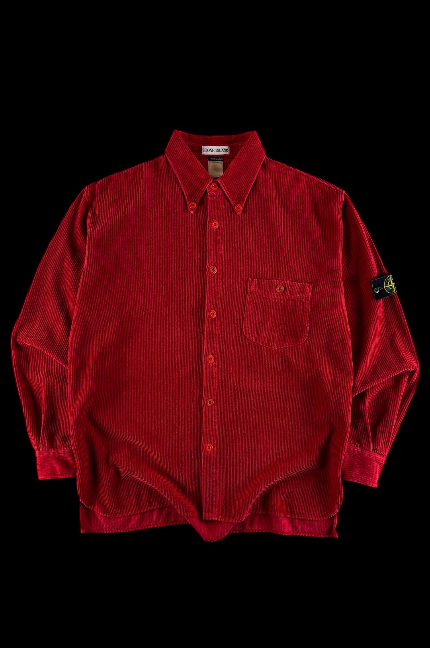 Stone Island 1996 Jumbo Corduroy Casual Shirt [XL]