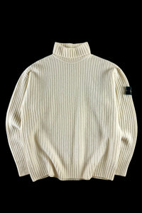 Stone Island 1980's Roll Neck Knitted Sweater [XXL]