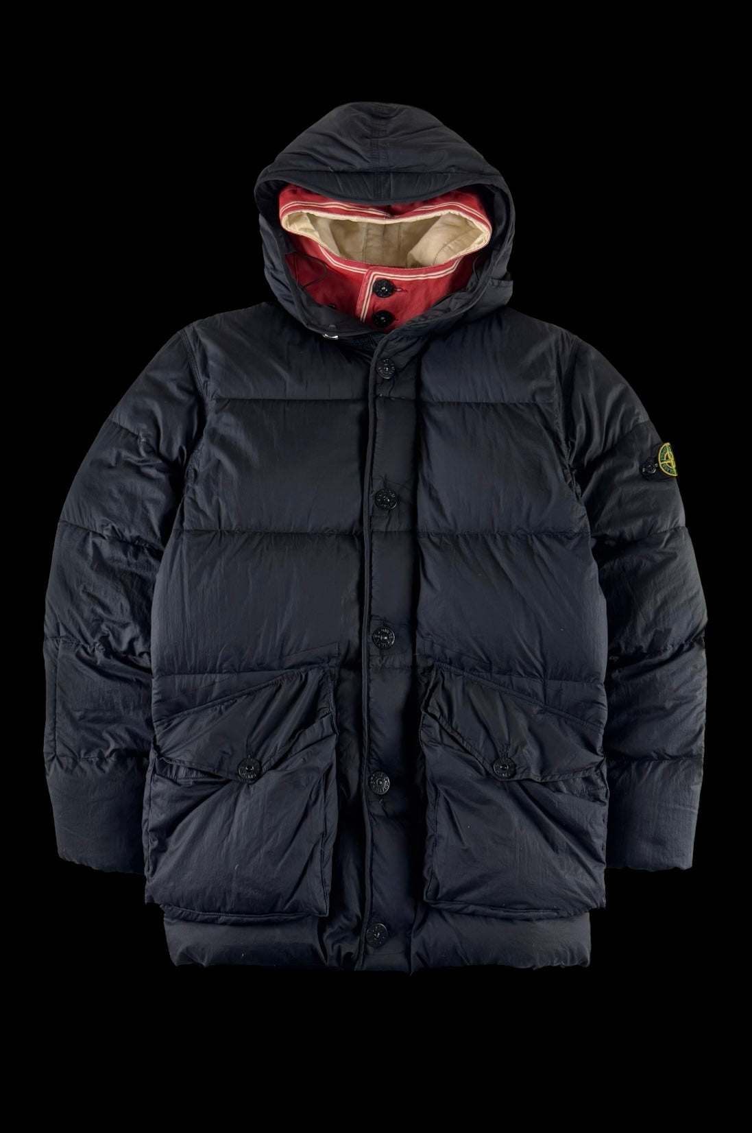 Stone Island 2006 Opaque Nylon Tela Down Puffer Jacket [M]
