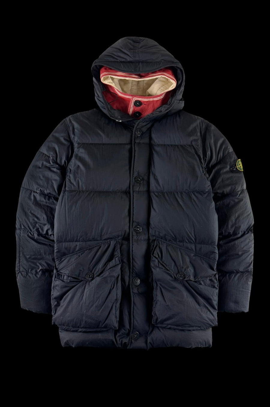 Stone Island 2006 Opaque Nylon Tela Down Puffer Jacket [M]