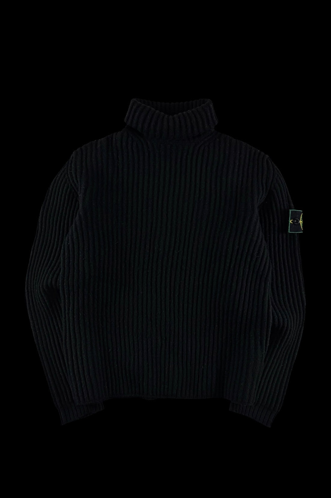 Stone Island AW 1998 Roll Neck Ribbed Sweater [S]