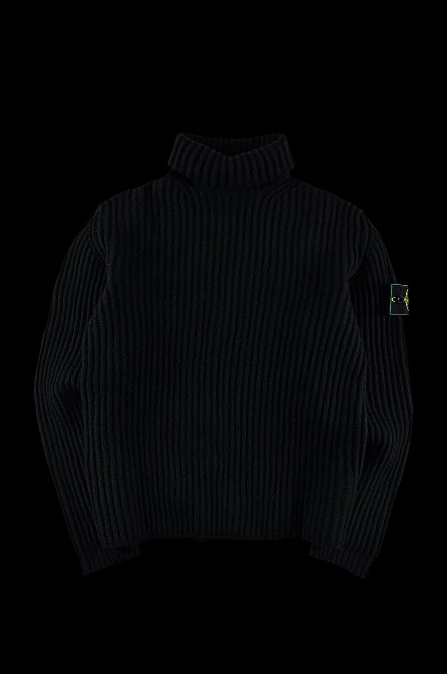 Stone Island AW 1998 Roll Neck Ribbed Sweater [S]