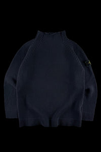 Stone Island AW 1997 Mock Neck Knitted Sweater [L]