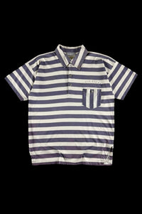 Stone Island 1980's Marina Striped Polo [L]