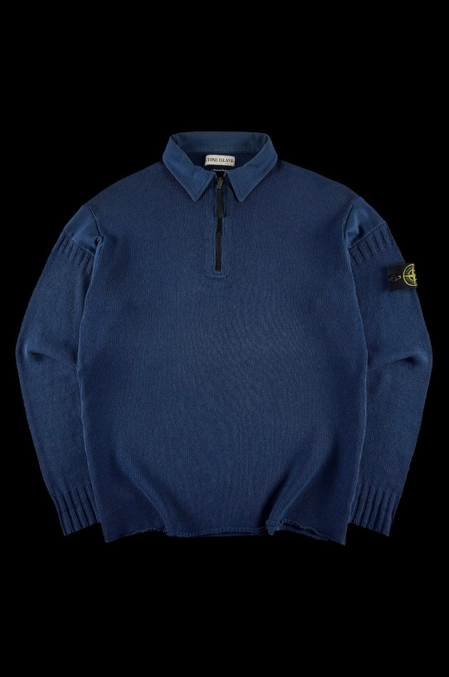 Stone Island SS 2001 1/4 Zip Pullover Sweater [L]