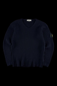 Stone Island AW 1997 V-Neck RIbbed Sweater [M]