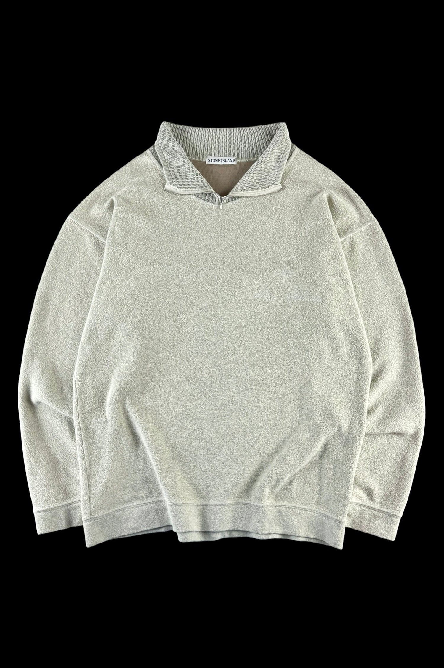 Stone Island 1990’s Fleece Pullover Sweater [XL]