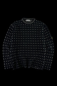 Stone Island 2000 AW Patterned Knitted Sweater [XL]