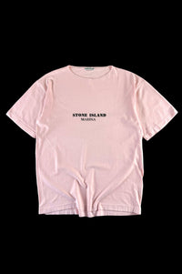 Stone Island 1980's Marina Spell Out T-Shirt [XL]