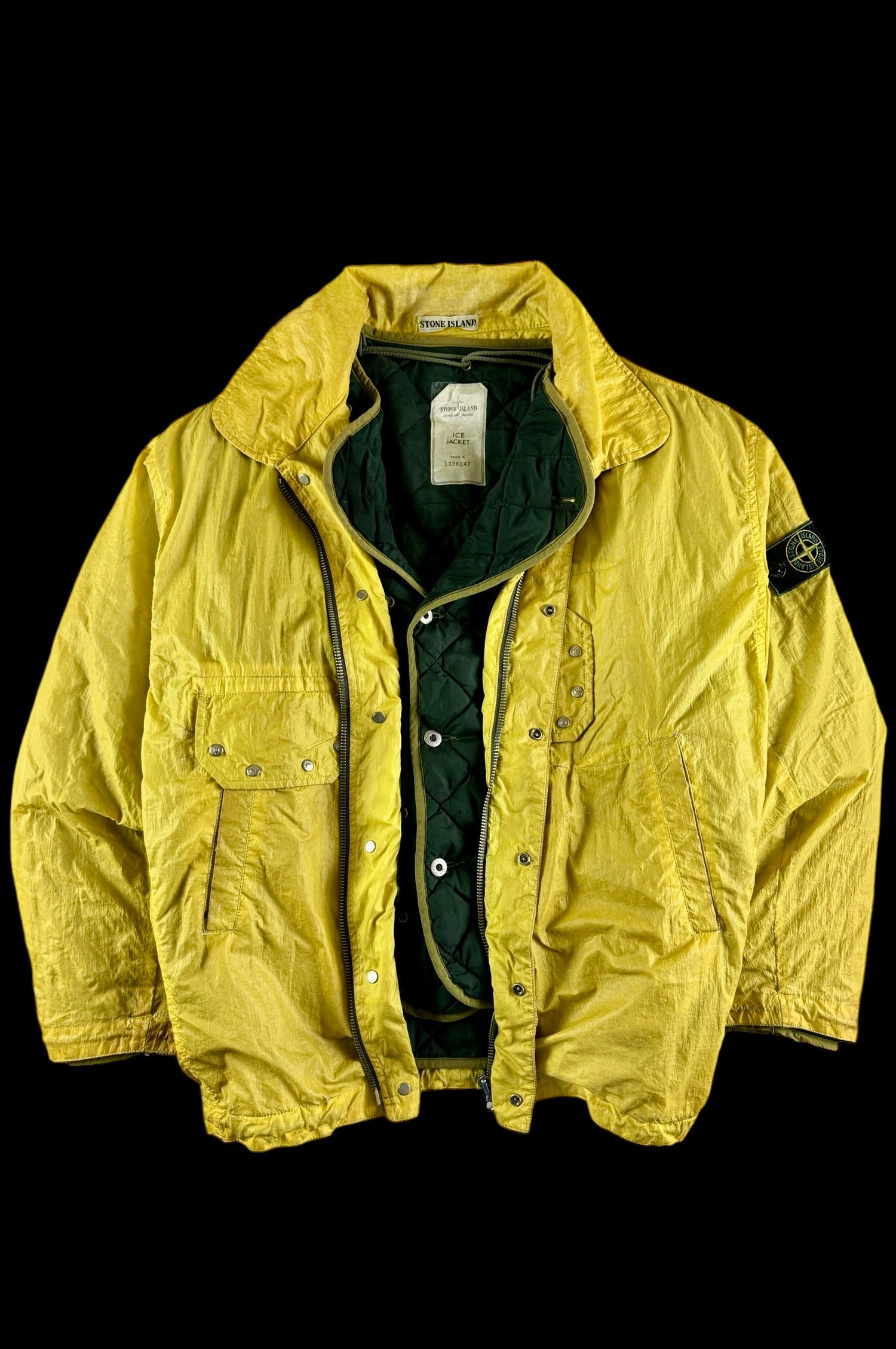 Stone Island 1980’s Ice Jacket with Quilted Liner [L]