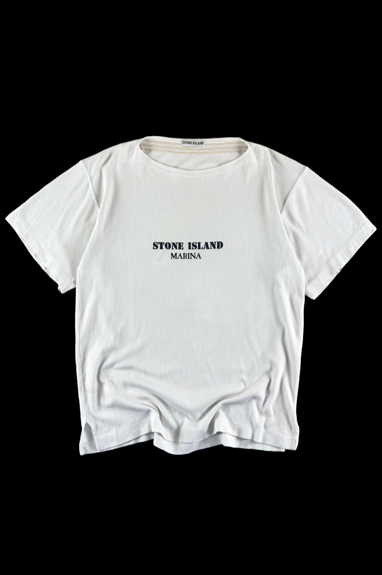 Stone Island 1980’s Ribbed Marina T-Shirt [S]