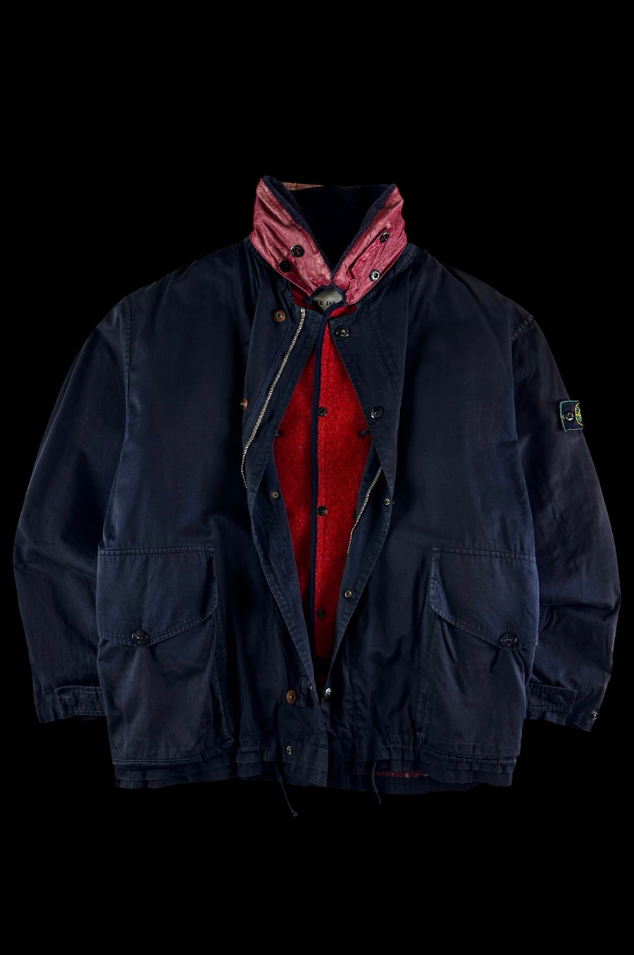 Stone Island 1990 Raso Gommato Lined Jacket [XL]