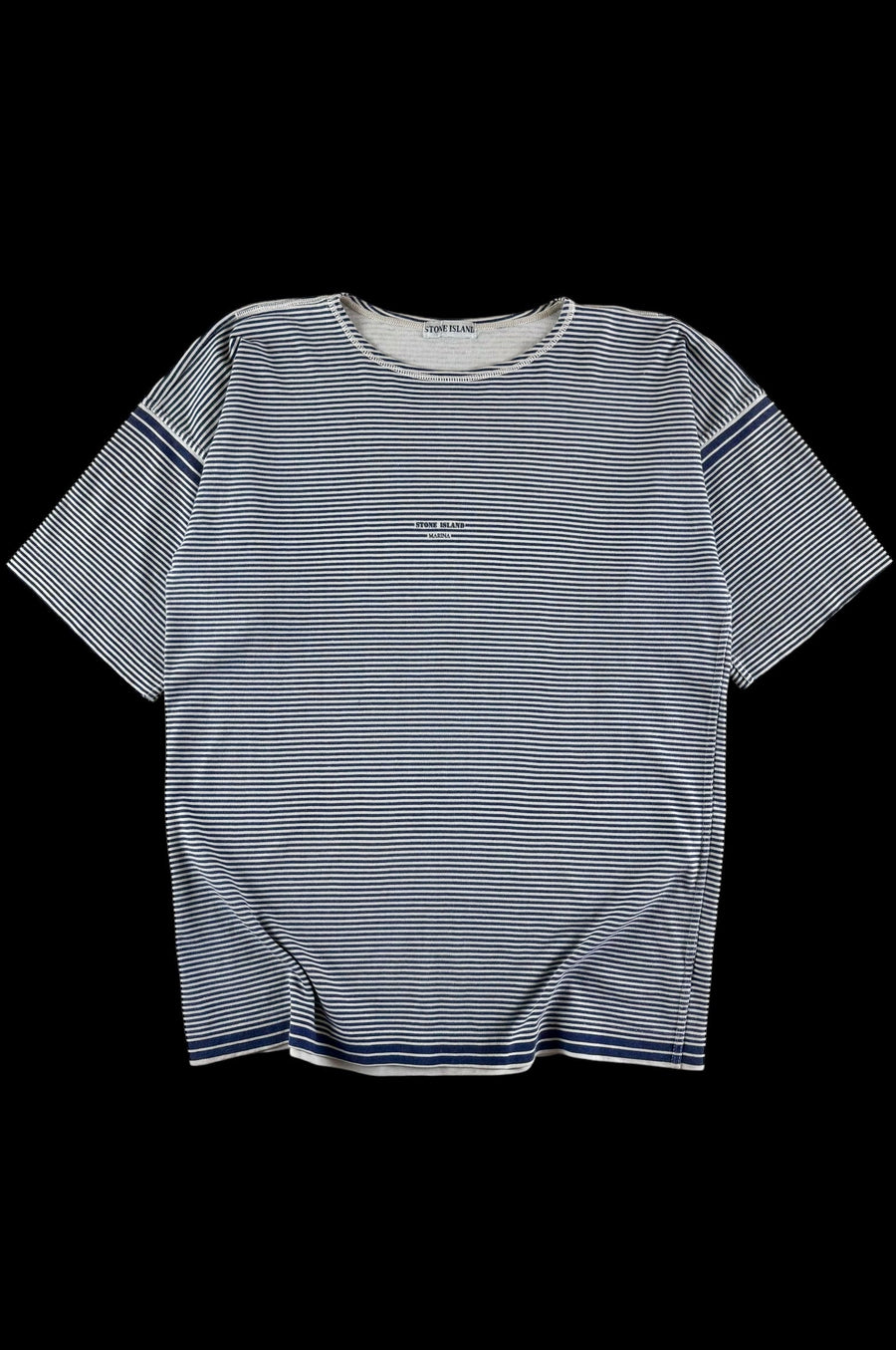 Stone Island 1980's Striped Marina T-Shirt [L]