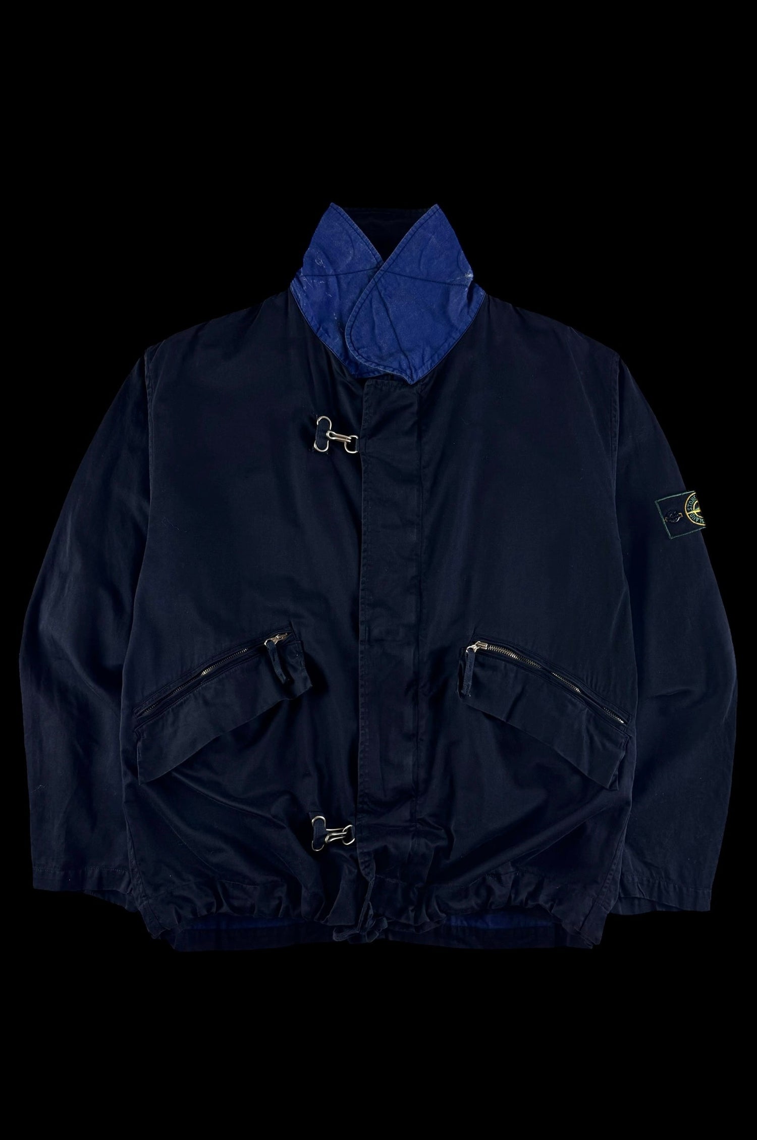 Stone Island 1988 Raso Gommato Fireman Jacket [L]